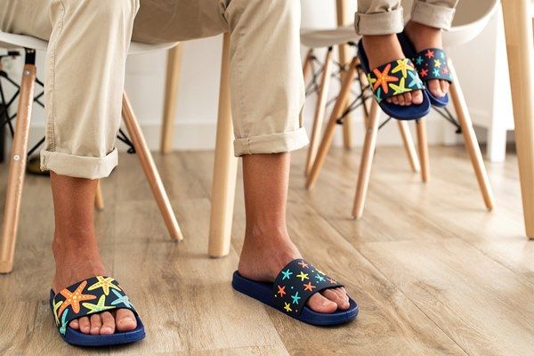 Footwear for home and summer holiday for the whole family